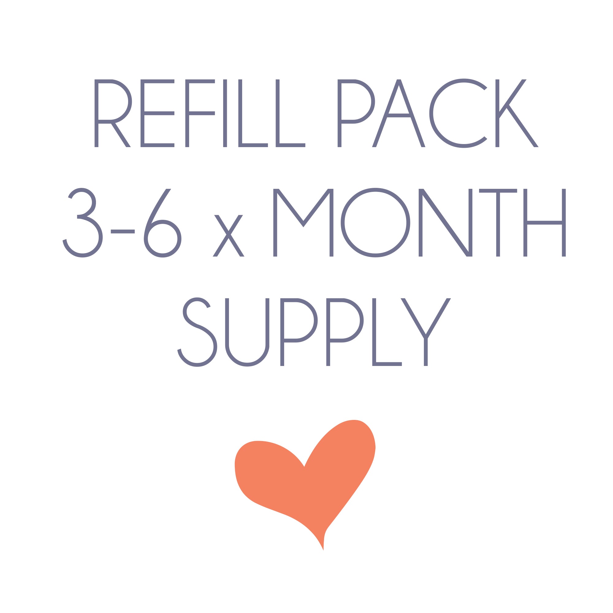 Brainy Beauty® - 3 to 6 Month REFILL Pack - My Beauty Luv