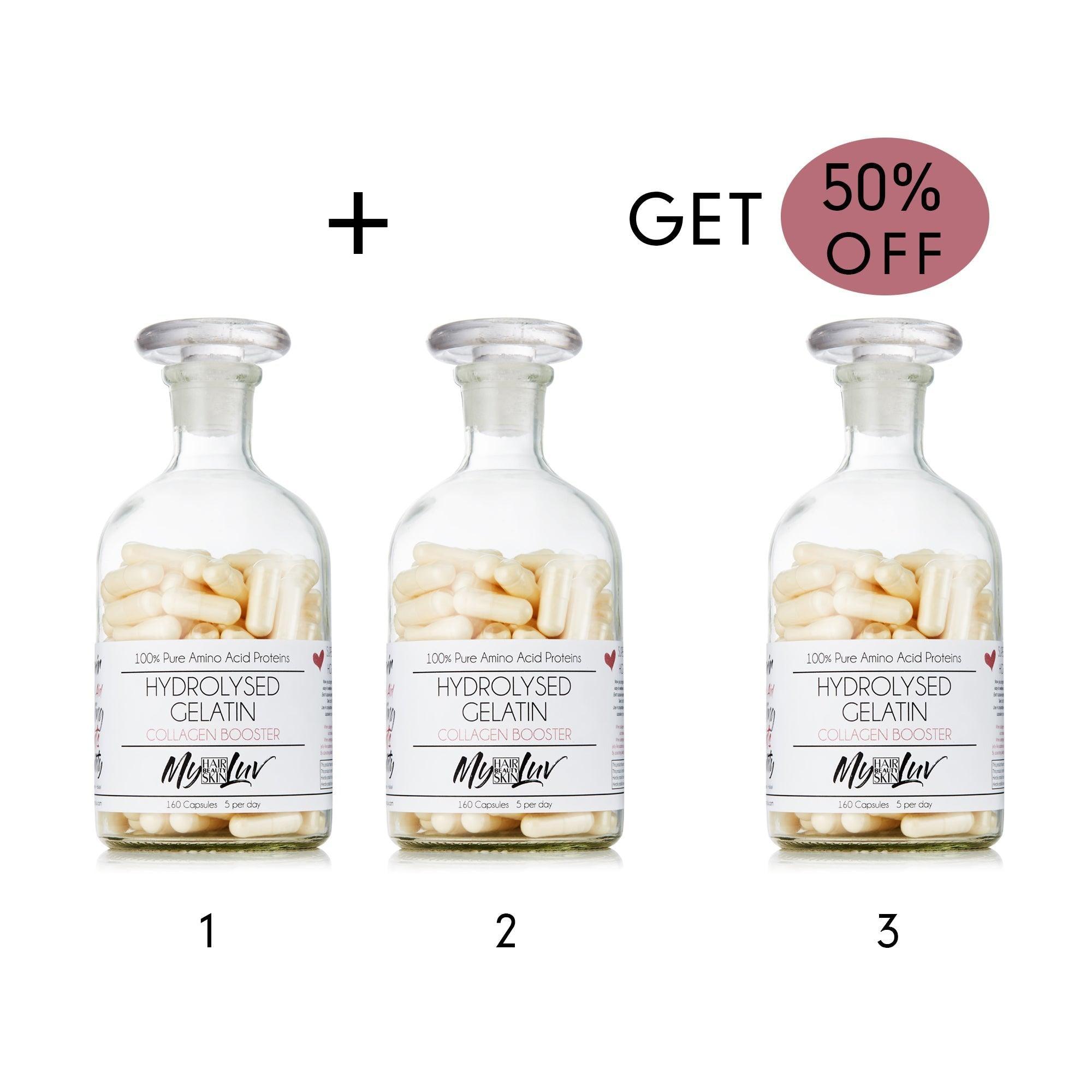 Full Body Collagen Booster Beauty Bundle Deal: BUY 2 GET 3rd at 50% OFF - My Beauty Luv